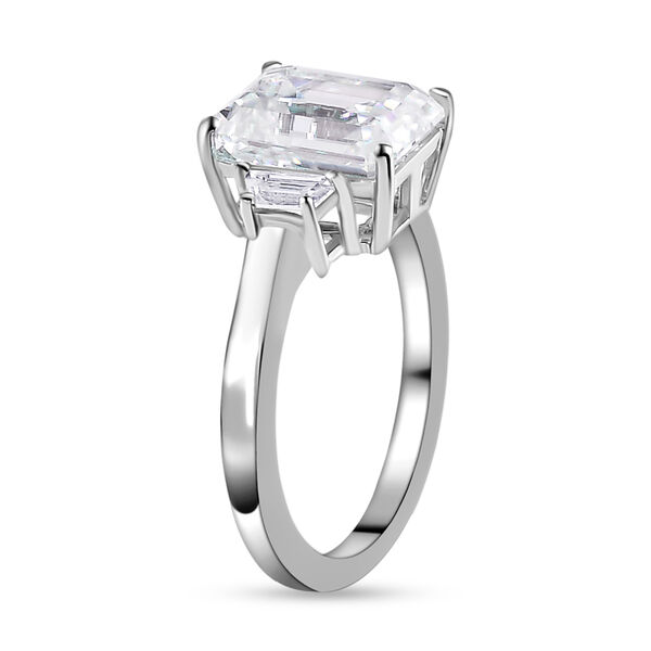 88 Facetten Moissanit-Ring, ca. 3,90 ct image number 5