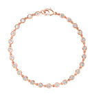 EVER TRUE Weißer Diamant Armband ca. 19 cm Nickelfreies Messing