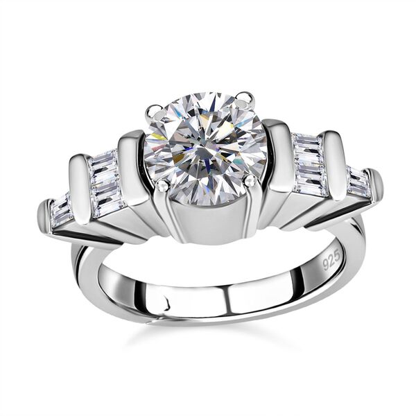 Moissanit &ouml;ffenbarer Ring - 2,16 ct. image number 4