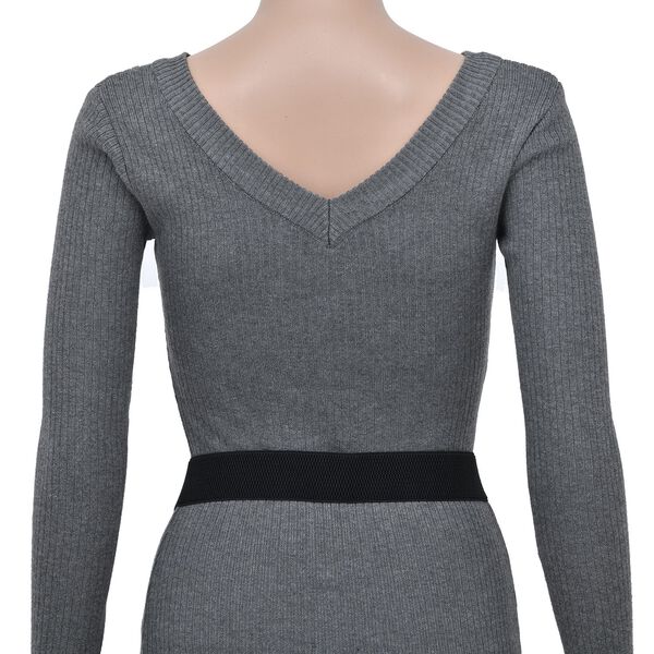 Modischer G&uuml;rtel mit Metallschnalle, Gr&ouml;&szlig;e 4x75 cm, gewebt, Schwarz image number 2