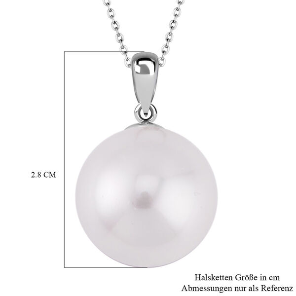 K&ouml;nigin der Edelsteine- Wei&szlig;es Muschelperlen-Schmuckset image number 5