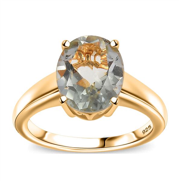 Prasiolith Ring - 3,37 ct. image number 4