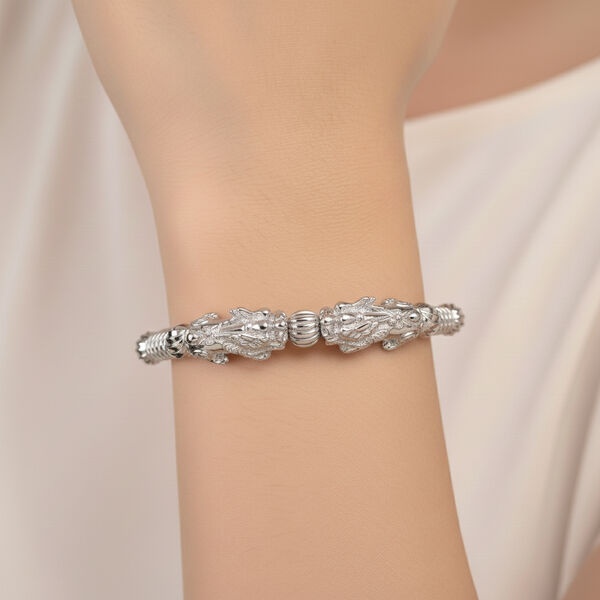 Nickelfreies Messing Armreif ca. Flexibles cm ca. 20,00g image number 2