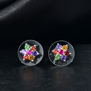 LUSTRO STELLA mehrfarbige Zirkonia Ohrringe