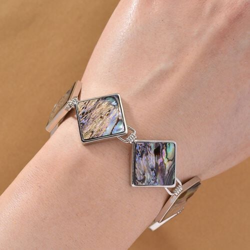 Abalone Muschel Armband ca. 19 cm mit 2.5 cm extender, Reine Legierung image number 1