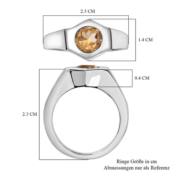 Citrin Ring - 1,27 ct. image number 6