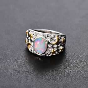 AA natürlicher, äthiopischer Welo Opal Ring - 1,23 ct.