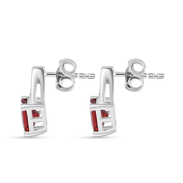 LUSTRO STELLA Granat Zirkonia Ohrringe image number 5