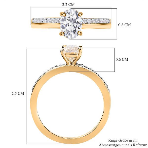 Moissanit Ring - 0,96 ct. image number 5