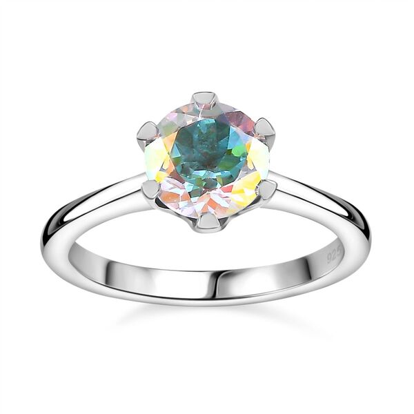 Merkur mystischer Topas Ring 925 Silber (Gr&ouml;&szlig;e 18.00) ca. 1,20 ct image number 4