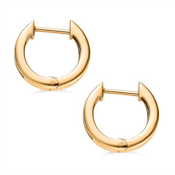 AA Salamanca Feueropal Ohrringe 925 Silber 750 Gelbgold Vermeil ca. 0.75 ct image number 5