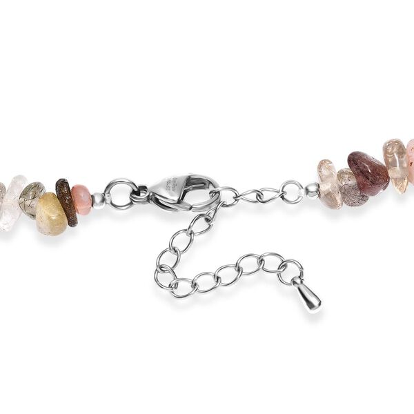 Dodolith und Multi Rutil Quartz Halskette, 60cm - 160 ct. image number 4