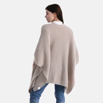 Cardigan im l&auml;ssig-eleganten Stil mit offenen Seiten und Taschen, Einheitsgr&ouml;&szlig;e, Khaki