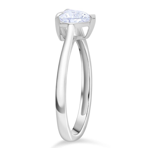 LUXURIANT IGI zertifizierter D/IF Labor Herz Diamant Ring in 950 Platin - 1,03 ct. image number 4