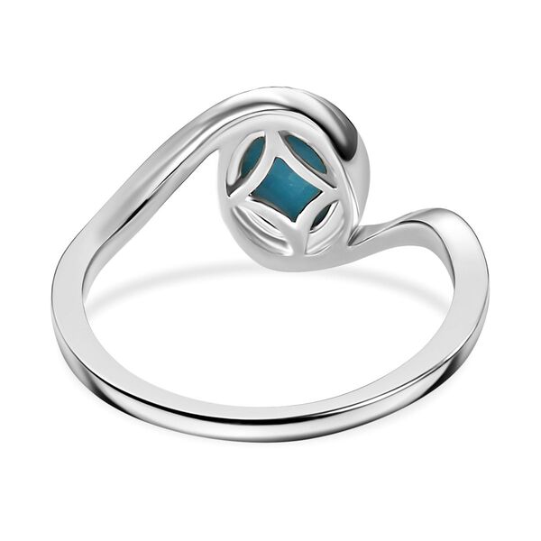 AA amerikanischer, nat&uuml;rlicher Sleeping Beauty T&uuml;rkis-Ring, 925 Silber platiniert - 1,19 ct. image number 6