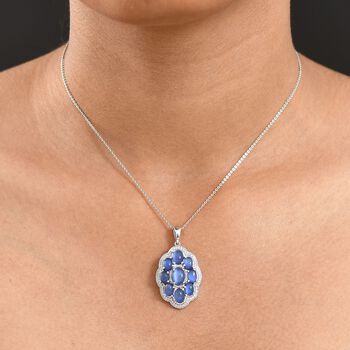 D'Joy Aurora Mondstein Schmuckset ca. 50 cm 925 Silber rhodiniert ca. 6.73 ct