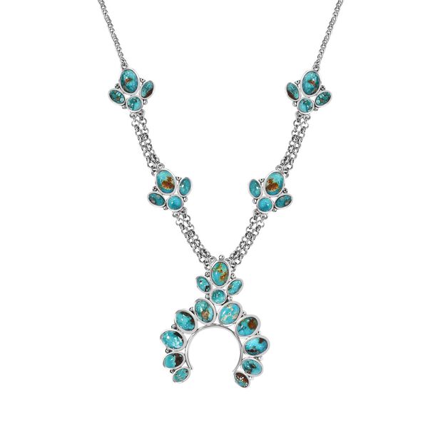 Sierra Nevada T&uuml;rkis 45cm Halskette - 15,81 ct.