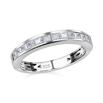 Moissanit Bandring - 0,54 ct.