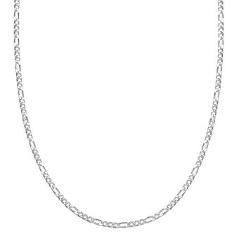 Figaro Kette in 925 Silber, 50 cm