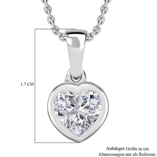 Zirkonia Anh&auml;nger mit 50cm Kette - 3,23 ct. image number 8