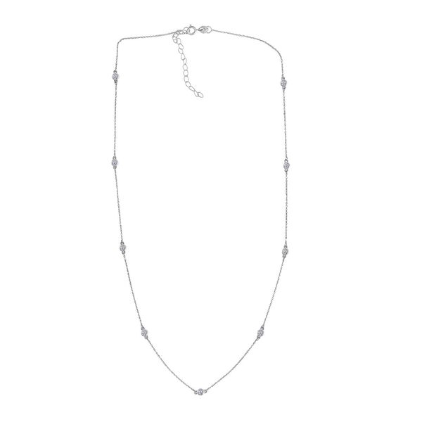 LUXURIANT SGL zertifizierte SI-GH Labor Diamant 45+5cm Halskette - 0,50 ct. image number 3