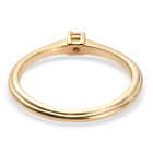 Diamant Ring 925 Silber vergoldet image number 5