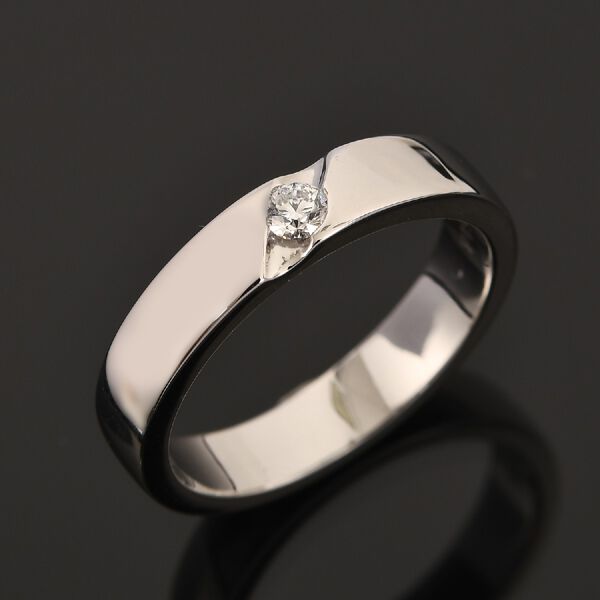 RHAPSODY - Diamant-Ring, zertifiziert VS E-F, 950 Platin  ca. 0,08 ct image number 1