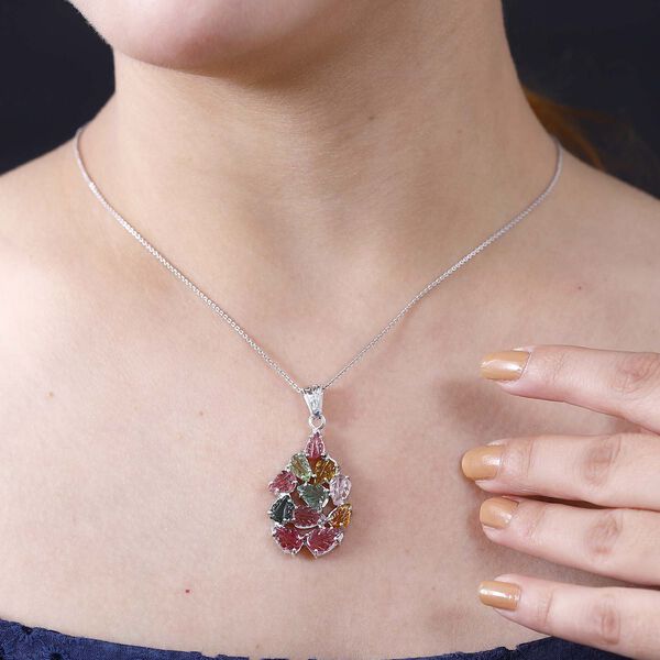 Mehrfarbiger Turmalin-Anhänger - 6,93 ct. image number 3