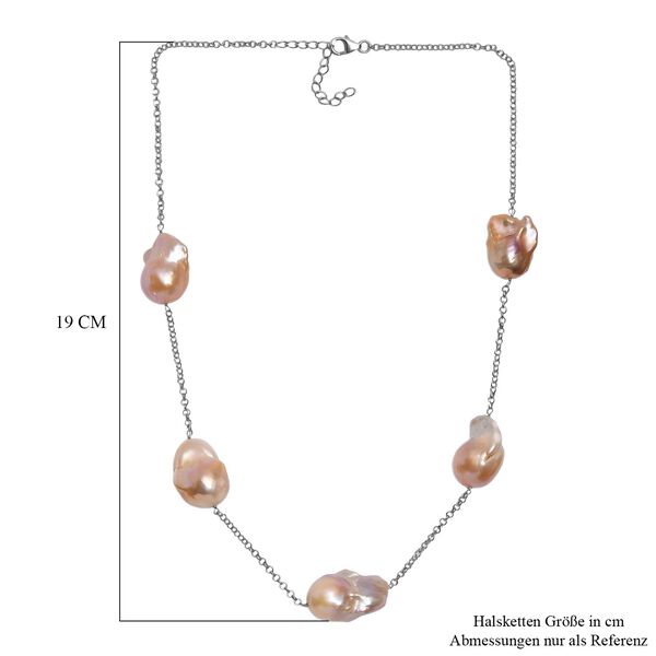 D'Joy AAA Perle Halskette ca. 50 cm 925 Silber rhodiniert image number 5