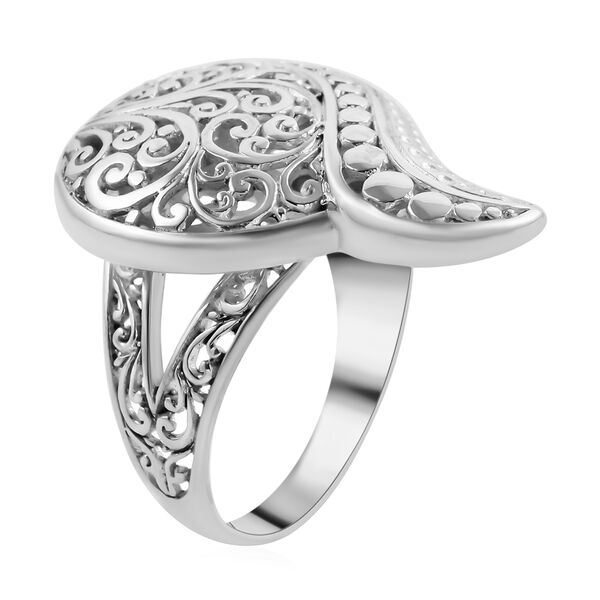 Royal Bali Kollektion - floraler Ring, 925 Silber  ca. 7,11g image number 3