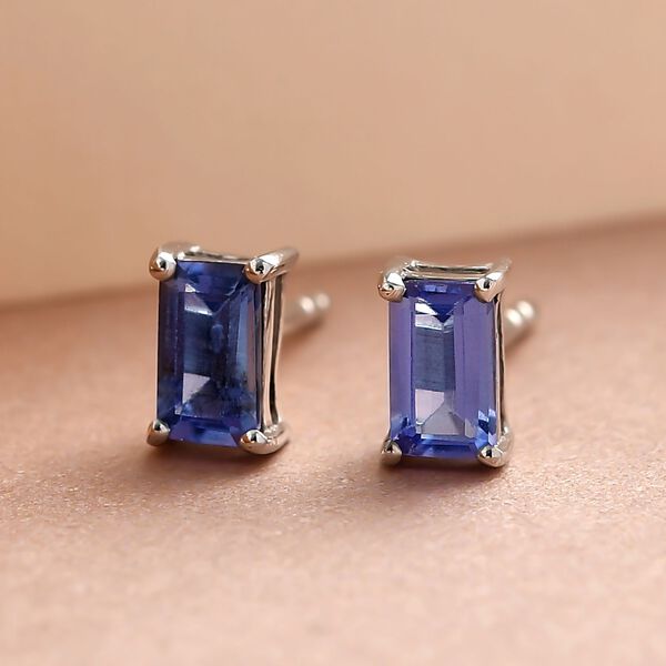 Tansanit-Ohrringe- 0,54 ct. image number 2