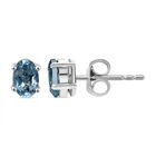 D'Joy Blau Topas Ohrringe 925 Silber rhodiniert ca. 1.00 ct