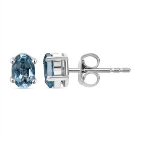 D'Joy Blautopas Ohrringe - 1 ct. D'Joy Blautopas Ohrringe - 1 ct.