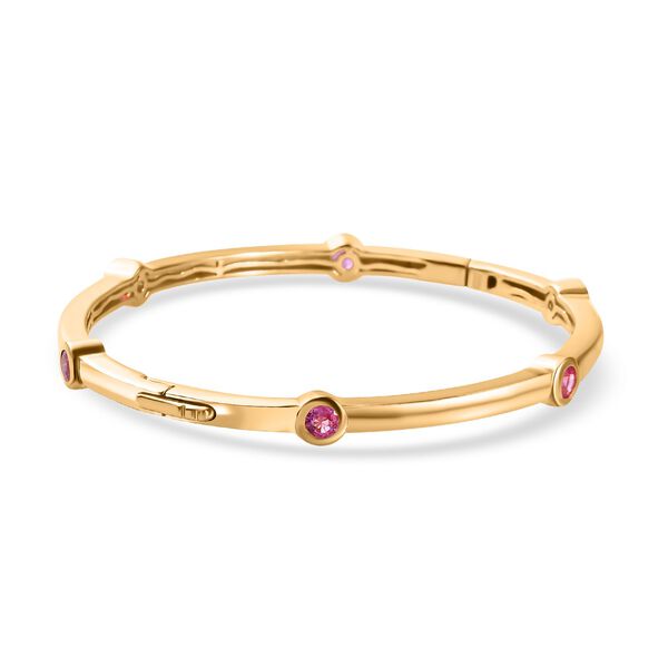 Ilakaka Rosa Saphir-Armreif, 19 cm - 2,33 ct. image number 3