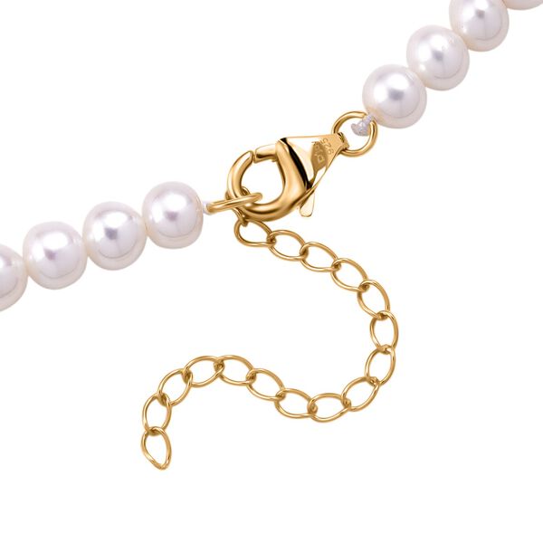 D'Joy Zhuji Akoya Perle 60+5cm Halskette, 925 Silber vergoldet image number 4