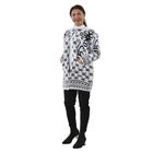 Kuschelig weicher und langer Cardigan mit Taschen, One Size, Etnisches Muster, weiß image number 0