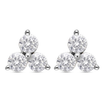 Diamant-Ohrstecker, zertifiziert I1-I2 G-H, 585 Gelbgold ca. 0,26 ct