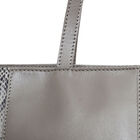 Assots London Tiermotivdruck Leder Handtasche, Größe: 39x29x10,5 cm, Grau image number 2