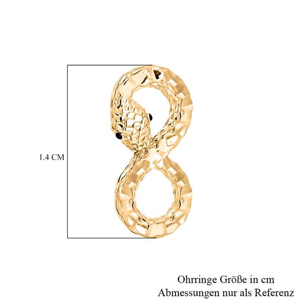 Royal Bali Kollektion - Ohrringe mit Schlangenmotiven in 375 Gold image number 5