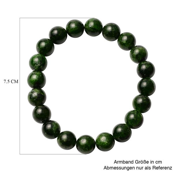 Nat&uuml;rliches Chromdiopsid Armband, 18 cm, ca. 175.00 ct image number 3