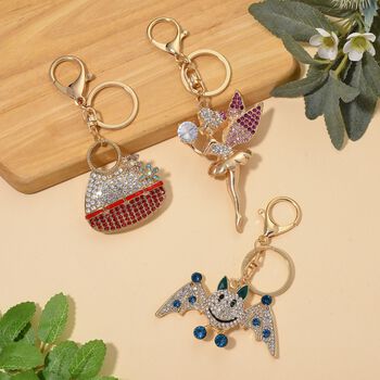 Wei&szlig;er Kristall Schmuckset Legierung emailliert, Legierung Std Gelb