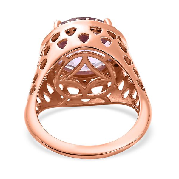 Rose De France Amethyst und Zirkon Ring - 6,98 ct. image number 6