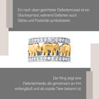LUSTRO STELLA - zweifarbiger Zirkonia-Elefant-Ring in Silber image number 8