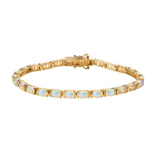 Natürliches, äthiopisches Welo Opal-Eternity-Armband, 20 cm - 8,83 ct. image number 0