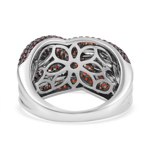 Nat&uuml;rlicher Mosambik Granat Ring, 925 Silber, (Gr&ouml;&szlig;e 16.00), bicolor, ca. 2.46 ct image number 6