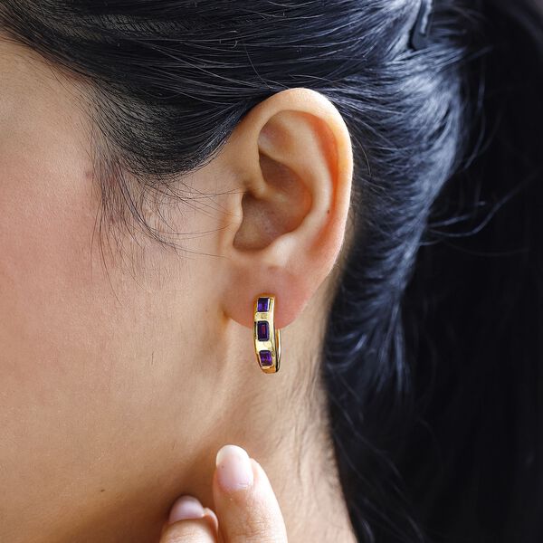 Afrikanische Amethyst-Ohrringe - 1,71 ct. image number 3