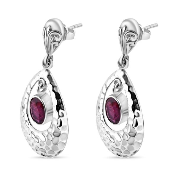 Royal Bali Kollektion - Afrikanische Rubin Ohrringe - 3,83 ct. image number 3