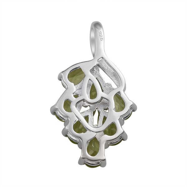 Nat&uuml;rlicher Peridot-Anh&auml;nger, 925 Silber ca. 1,74 ct image number 5