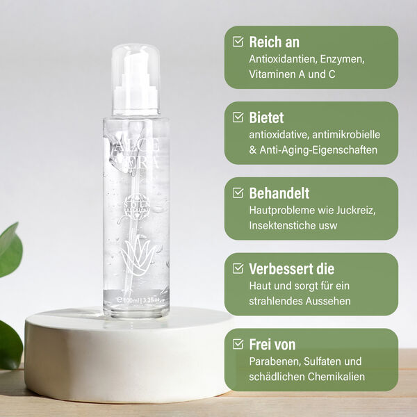 SQIN BOTANICALS Aloe-Vera-Gel mit Vitamin A und E, 100ml image number 3
