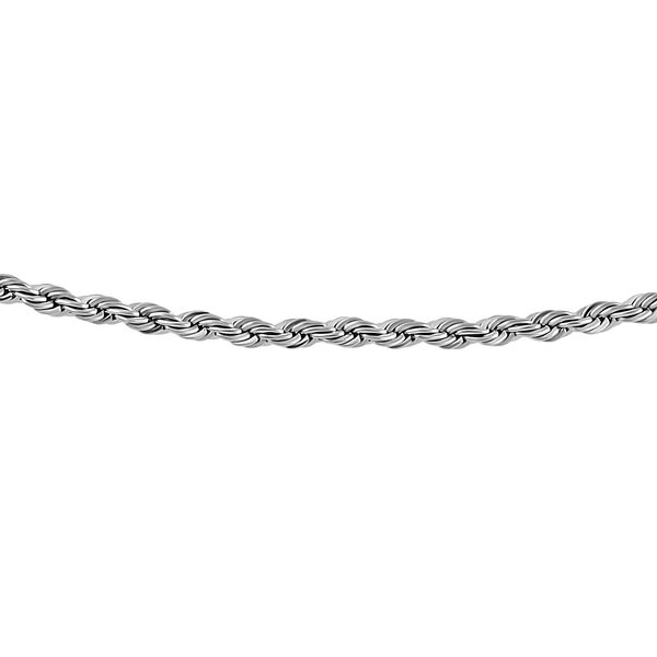 2er Set - Fischgrät und Kordelkette, silberfarben image number 4